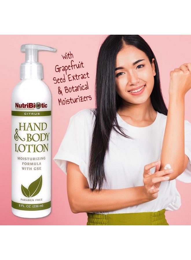 نيوتريبايوتك نيوتريبيوتيك - لوشن لليدين والجسم، برائحة الحمضيات، ٨ أونصات سائلة | قابل للتحلل الحيوي | نباتي | مرطب لطيف | خالٍ من الأصباغ والألوان | متوازن الحموضة | مع مستخلص بذور الجريب فروت من ماركة سيتريكيدال | خالٍ من البارابين - Image 3