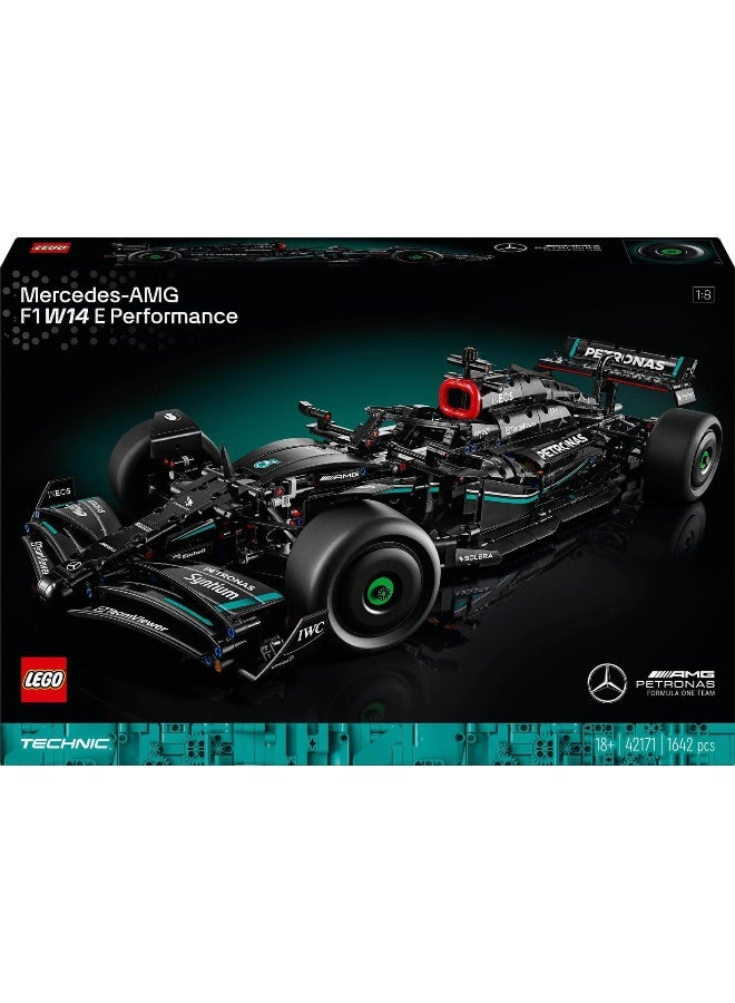 Lego Technic Mercedes AMG F1 W14 E Performance Set 1643Pcs Age 18+ 42171