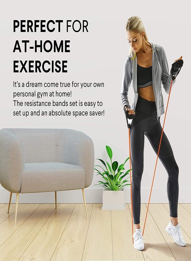 TAGUDA Resistance Band Set for Workout Resistance Tube for Exercise Resistance Bands Resistance Band for Exercise for Men Women Gym - Image 3