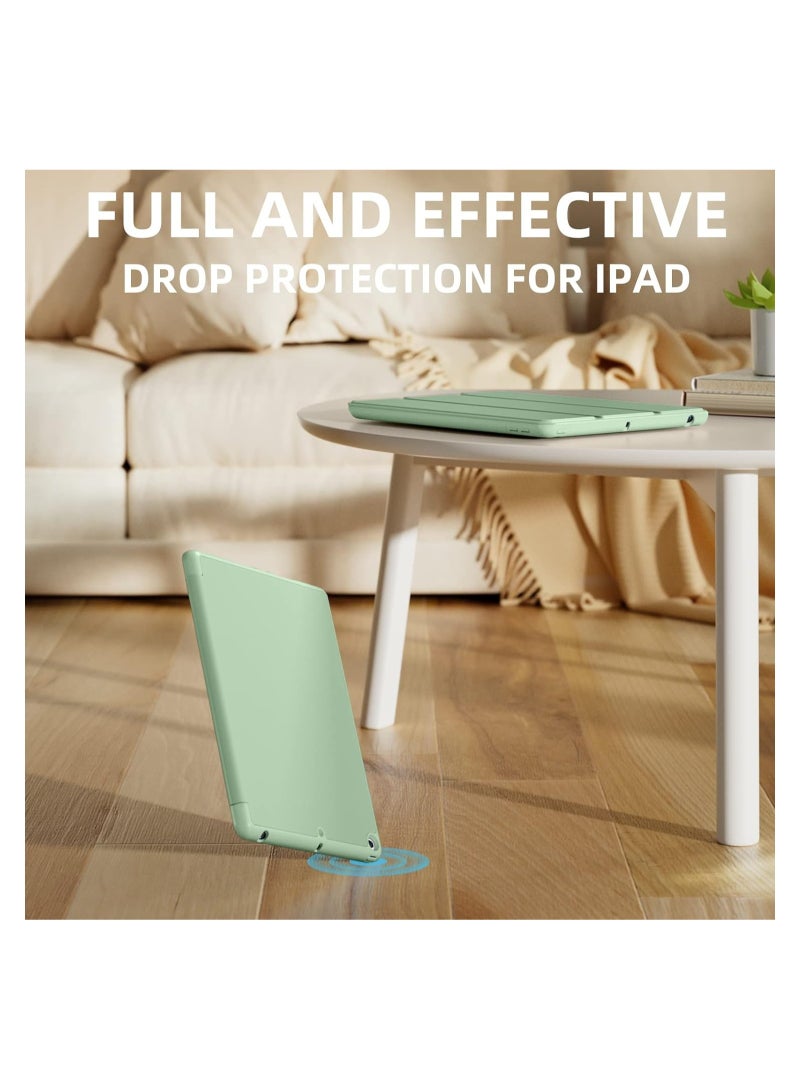 ELTRAZONE iPad 9th/8th/7th Generation case (2021/2020/2019) iPad 10.2-Inch Case with Pencil Holder [Sleep/Wake] Slim Soft TPU Back Smart Magnetic Stand Protective Cover Cases - Image 5