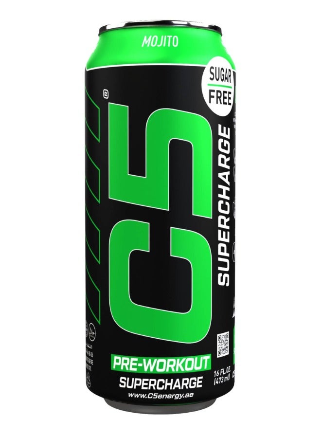C5 SUPERCHARGE Mojito Energy Drink 473ml - Image 1