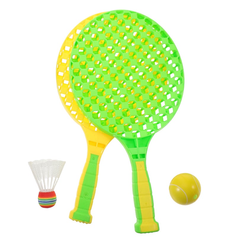 1 Set Children Tennis Racket Kid Tennis Racquet with Badminton Racket for Toddlers Kindergarten Outdoor Indoor Sports Racket - Image 5