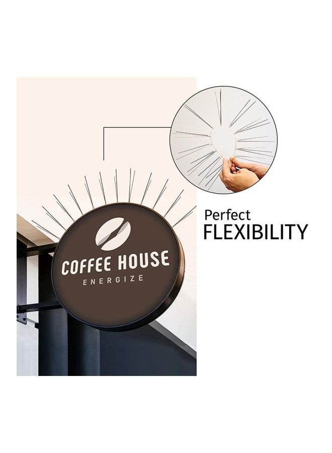 NIBEMINENT 5-Piece 3-Pin UV Protected Bird Spike Silver 50centimeter - Image 4