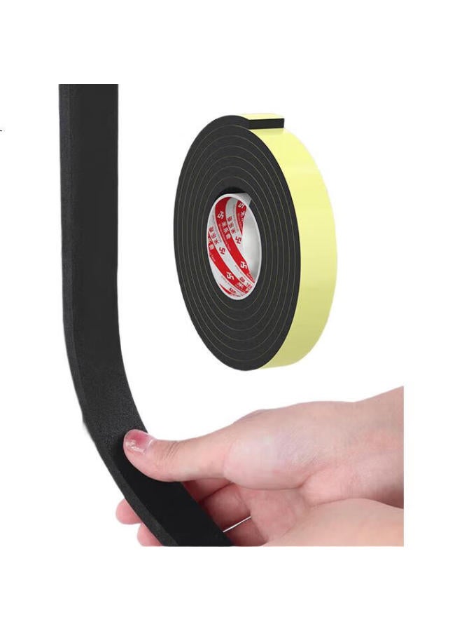 Miloch Milaiqi Bedroom Door Soundproof Windproof Rubber Strip, Plastic Steel Window Gap Sealing Windproof Strip, Door Gap Door Frame Soundproof Cold-Proof Sealing Strip, 10Mm Wide * 2 Meters Long / 10 Rolls [10Mm Thick] - Image 2