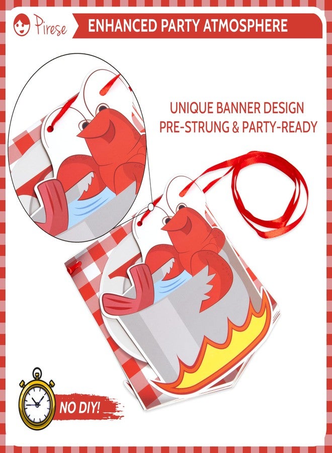 Pirese Crawfish Birthday Banner, Crawfish Birthday Party Decorations, Lobster Decor| Lobster Party Supplies Decorations | Crawfish Decor | Shrimp Seafood Boil Party Supplies | Crawfish Balloon - Image 5