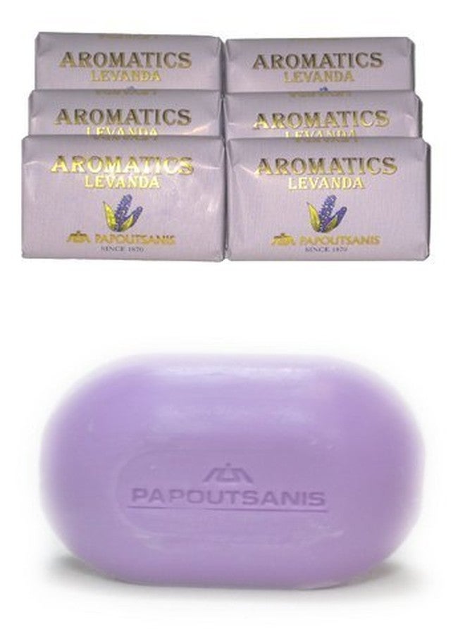 6-pack - Greek Soap - Papoutsanis Aromatics - Lavender - 125 Gr Bar