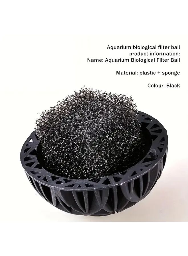 1pc Biological Porous Filter Sponge Biochemical Ball PVC Material for Aquarium Fish Tank - Image 4