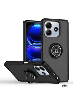 TIGER Xiaomi Redmi Note 14 5G Case Cover – Magnetic Car Mount Holder, Rotational Metal Ring Grip, Kickstand, Shockproof TPU Bumper – Durable and Protective Case for Redmi Note 14 5G with Full Access to Ports  - Image 1