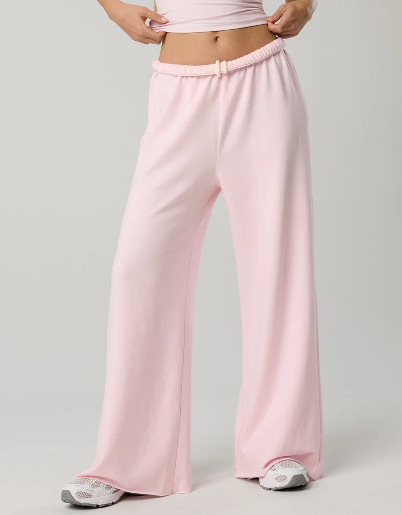 Aerie  OFFLINE By Aerie OTT Fleece Super Wide Leg Pant for Women | Best Price UAE