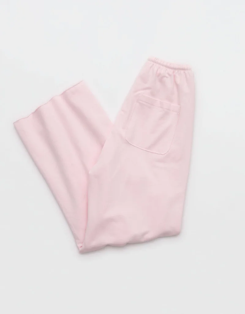 Aerie  OFFLINE By Aerie OTT Fleece Super Wide Leg Pant for Women | Best Price UAE