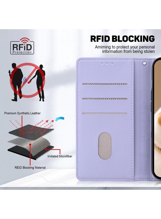 اس-توب جراب هاتف Redmi 10C من الجلد بنمط قطط لطيفة بتقنية RFID - Image 4