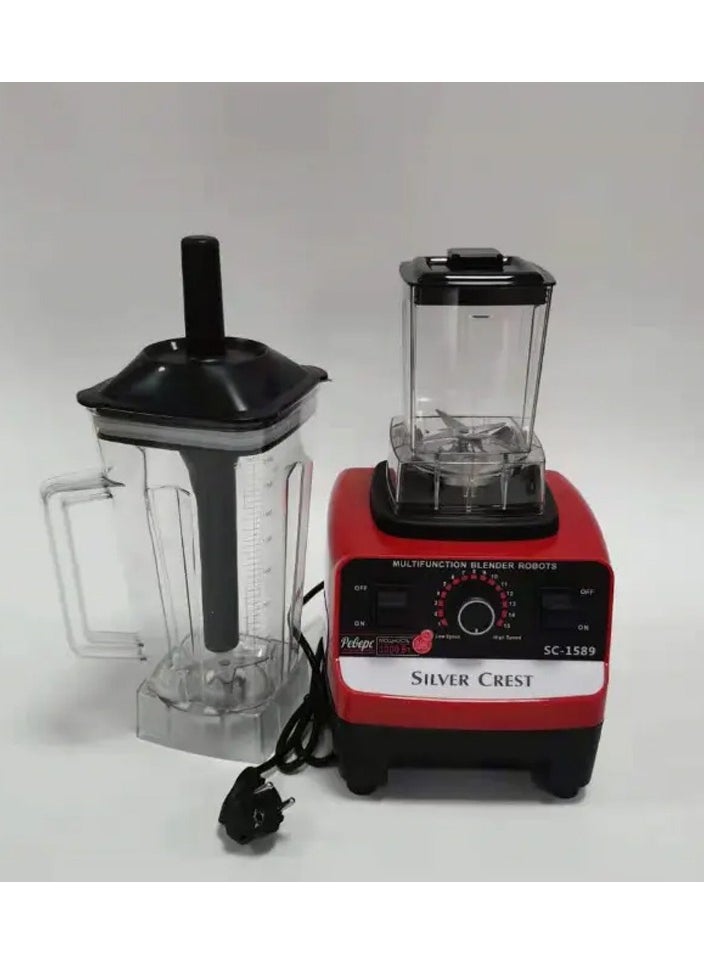 SILVER CREST 2.5L 4500W BPA Free Heavy Duty Blender Mixer Electric High Speed Juicer Food Processor Ice Smoothies Crusher Blander  - Image 2