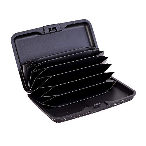 ELFISH Mini RFID Aluminum Wallet Credit Cards Holder Business Card Case Metal ID Case for Men Women (Animal) - Image 2