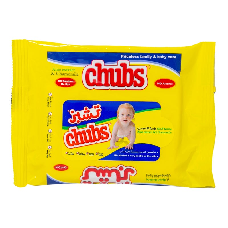 Chubs Baby Wipes Aloe Extract & Chamomile 5 pcs