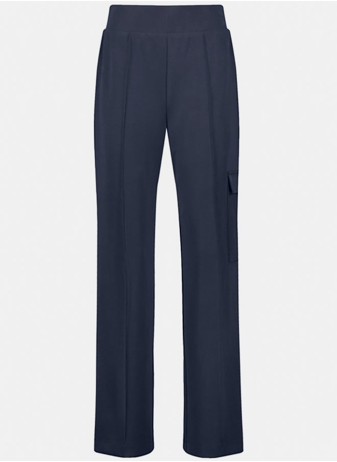 GERRY WEBER Sand-Washed Pull-On Trousers With A Cargo Pocket  - Image 4
