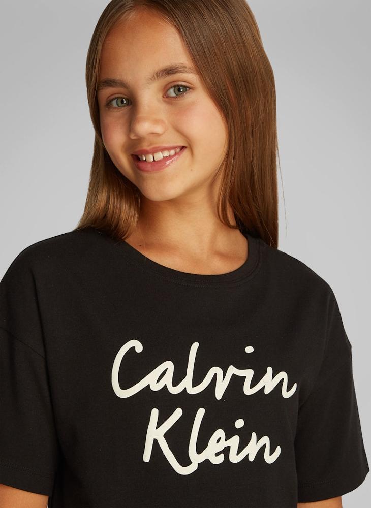Calvin Klein Jeans - Kids Logo T-Shirt Dress - Image 1