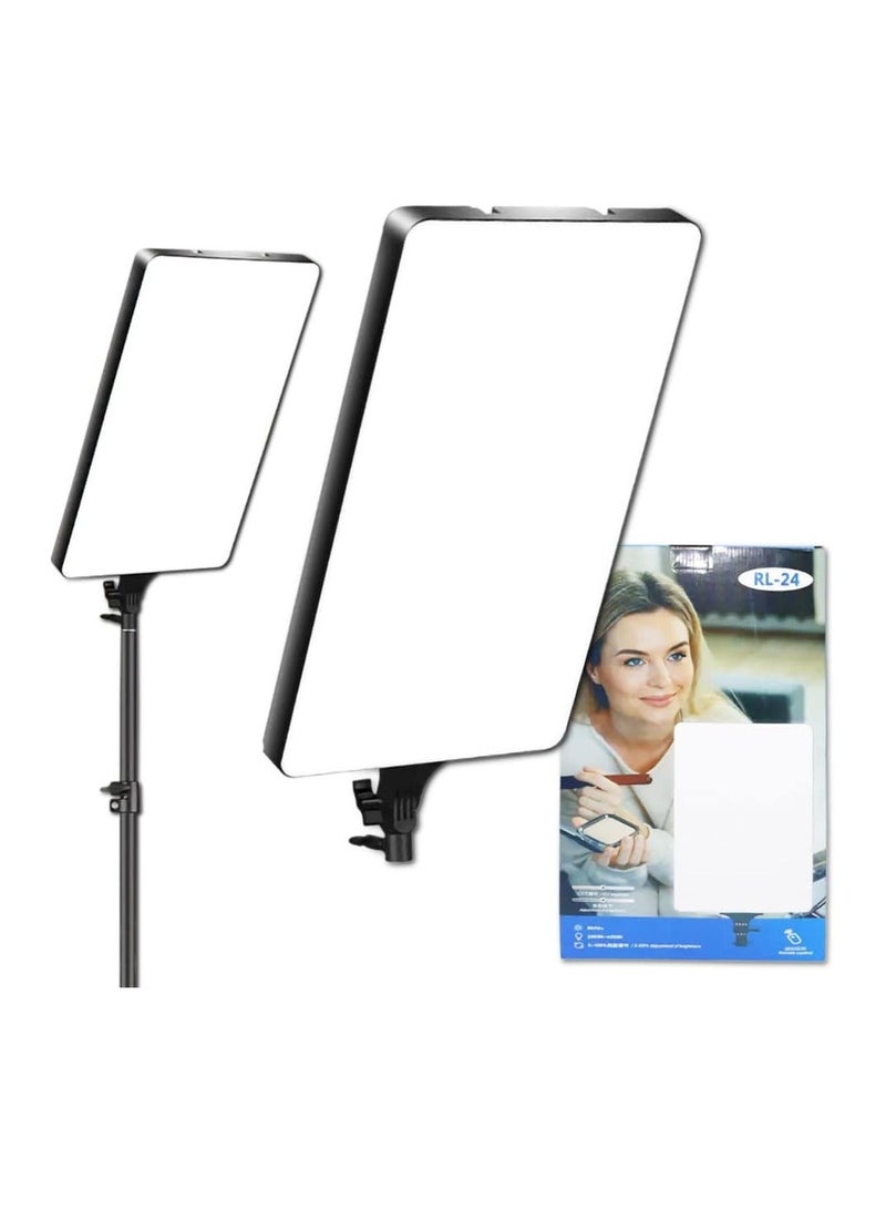 هوميفا لوحة إضاءة LED RL-24، إضاءة احترافية للفيديو والتصوير الفوتوغرافي - Image 2