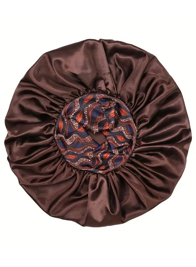 جلوسكي قبعات دش كبيرة قابلة لإعادة الاستخدام-قبعات شعر حمام مقاومة للماء للنساء والسيدات مع شريط مرن للمنتجع الصحي والصالون-سهلة الاستخدام والتنظيف - Image 4