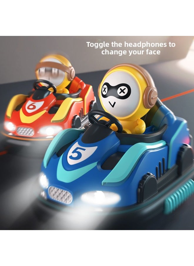 Generic [Direct Supply] Remote Control Toy Children's Double Remote Control Battle Bumper Car Parent-Child Interactive Kart-Color:Bumper Car Red  - Image 3