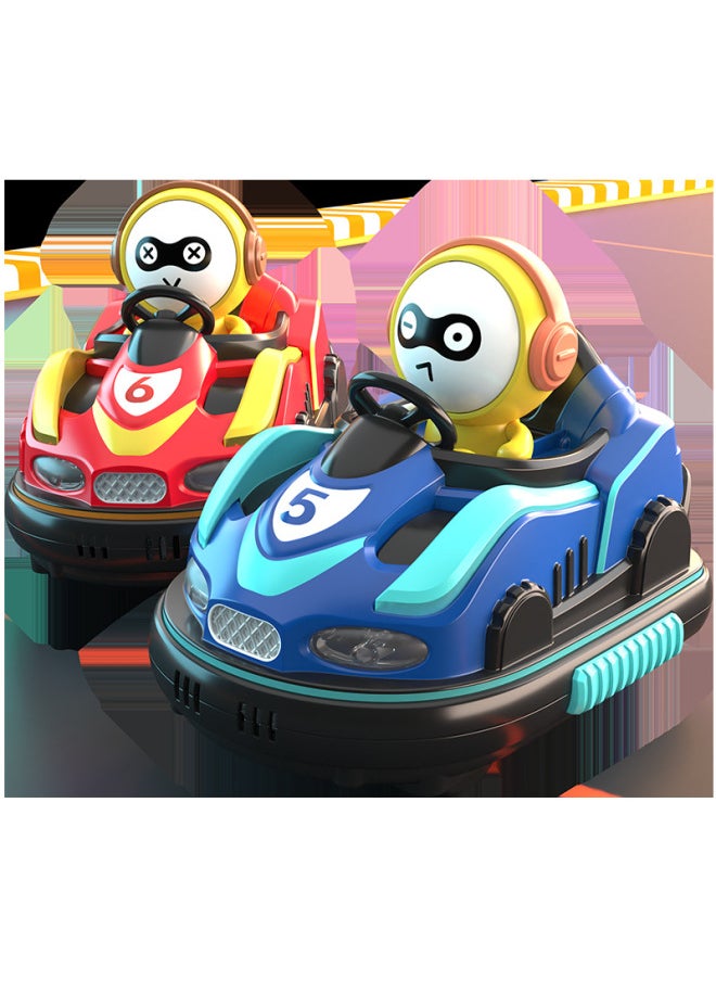 Generic [Direct Supply] Remote Control Toy Children's Double Remote Control Battle Bumper Car Parent-Child Interactive Kart-Color:Bumper Car Red  - Image 5