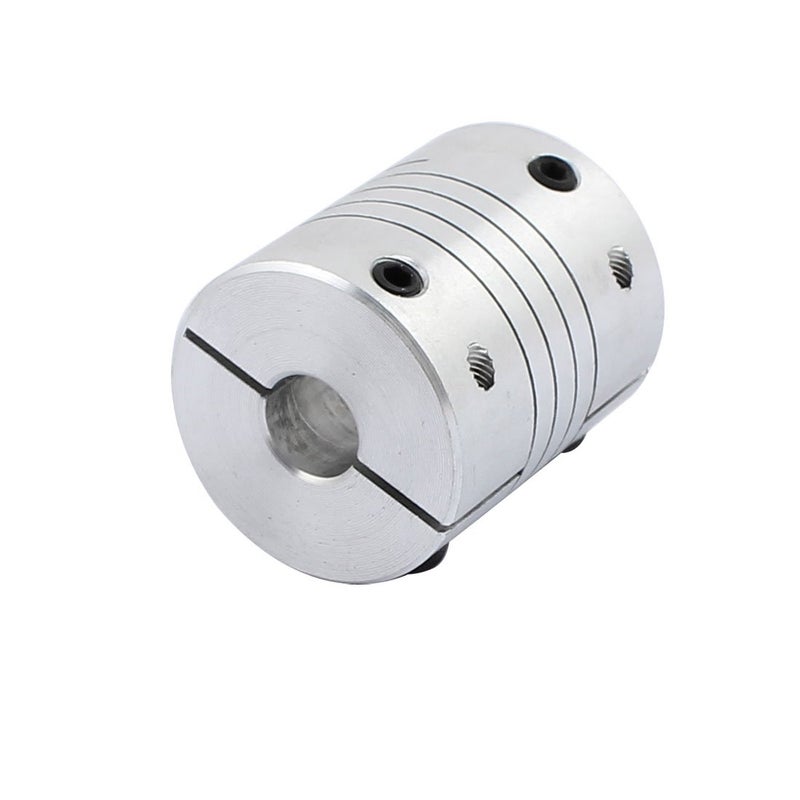 uxcell 8mm to 12mm Shaft Coupling 30mm Length 25mm Diameter Stepper Motor Coupler Aluminum Alloy Joint Connector for 3D Printer CNC Machine DIY Encoder - Image 2