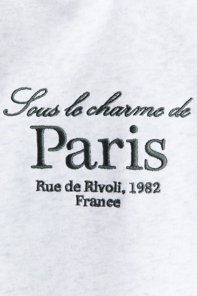 H&M Motif-detail hoodie