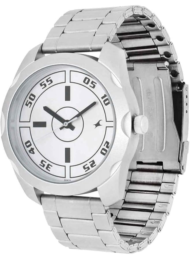 فاستراك ساعة رجالية كاجوال أنالوج بمينا فضي 3123Sm02 - Image 1