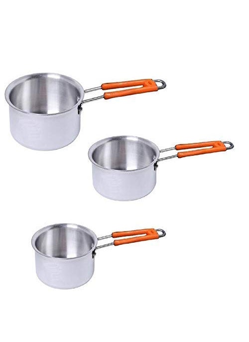 Sonanshi Sonanshi Aluminium Saucepan/Tea pan (1,1.5 & 2 Litre) (Pack of 3)  - Image 1