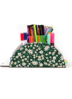 KutuTR Wooden Vip Daisies Model Rainbow Ruler Desktop Pen Holder Organizer Mounted Boxed  - Image 2