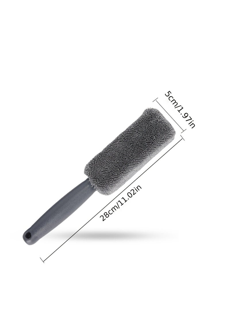 Beauenty Car Cleaning Brush, Car Wheel Hub Cleaning Brush Wheel Rim Cleaner Detailing Brush Cleaning Tool For Car Trunk Motorcycle Auto - Image 2