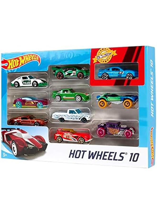 Hot Wheels Set Of 10 1 64 Scale Toy Trucks And Cars For Kids And Collectors Styles May Vary - Image 4