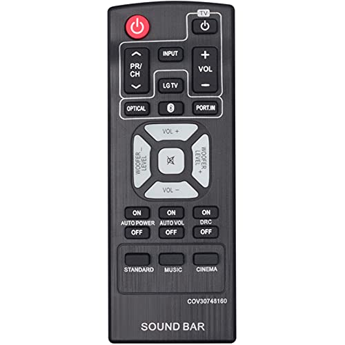 WINFLIKE COV30748160 Replacement Soundbar Remote Control fit for LG Sound Bar NB2540 NB2540D - Image 1