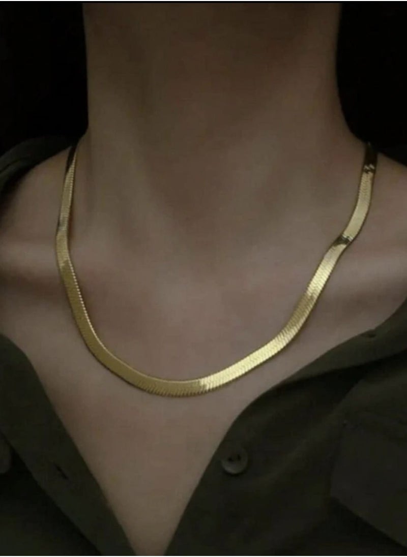 Generic Fashion Stainless Steel Simple Chain Necklace for Women Daily Life 1pc  - Image 4