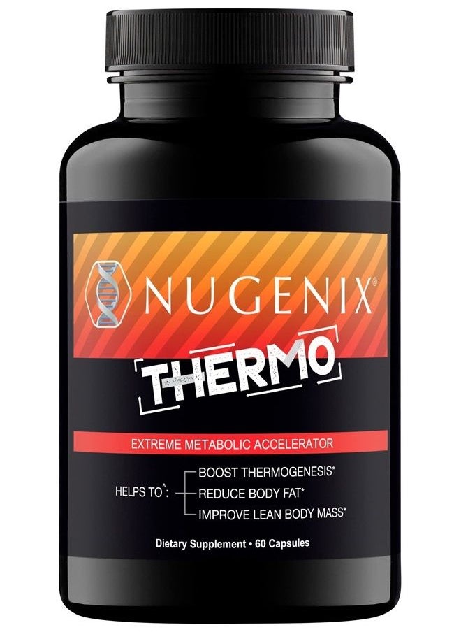 Nugenix - Thermo - Thermogenic Fat Burner Supplement Pills for Men, Extreme Metabolic Accelerator, 60 Count - Image 1