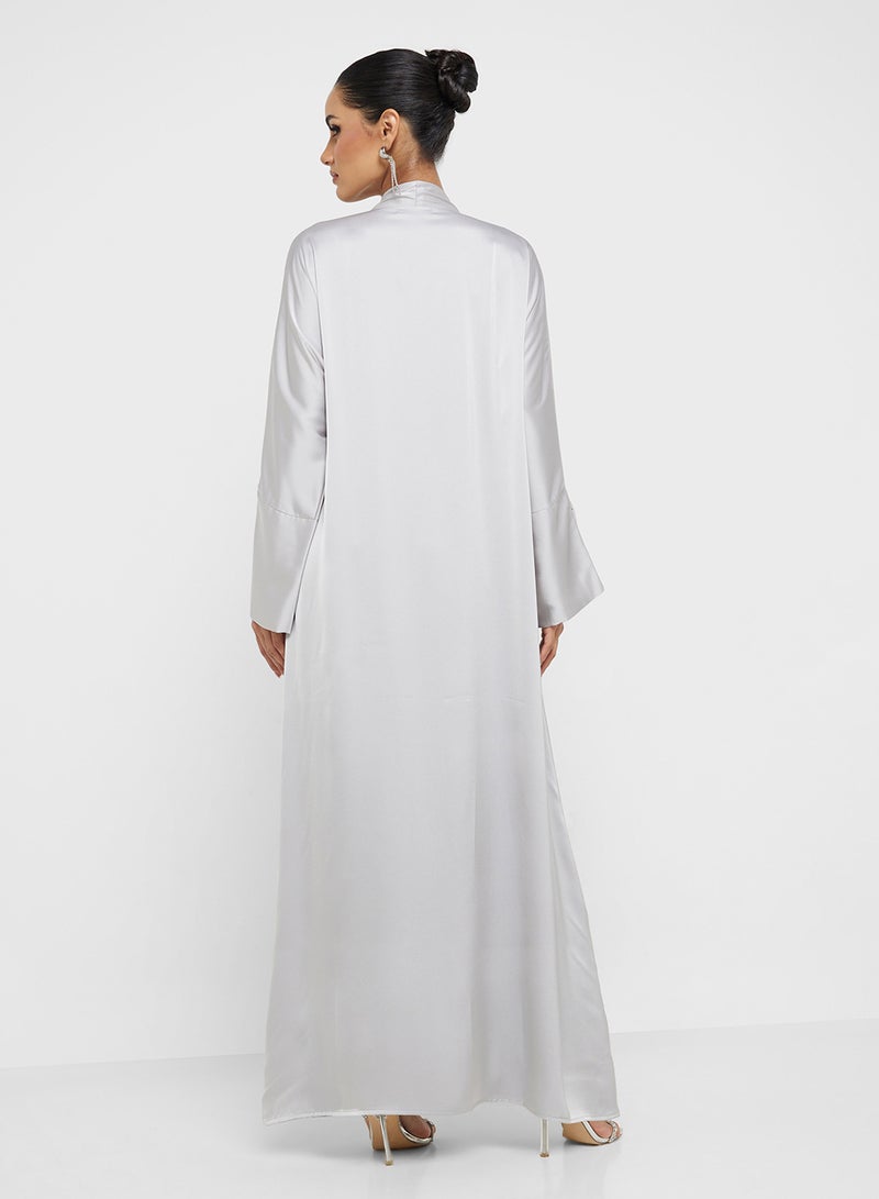 Khizana Abaya With Tie Up Closure  - Image 2