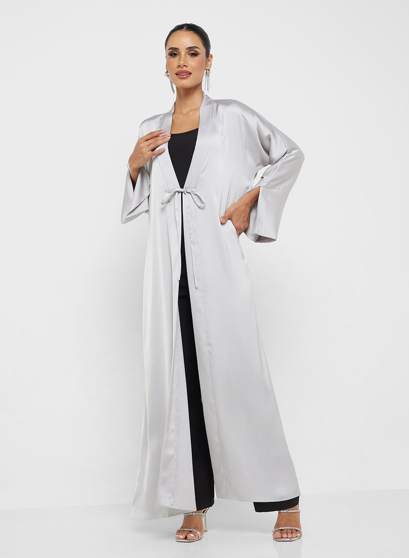 Khizana Abaya With Tie Up Closure  - Image 4