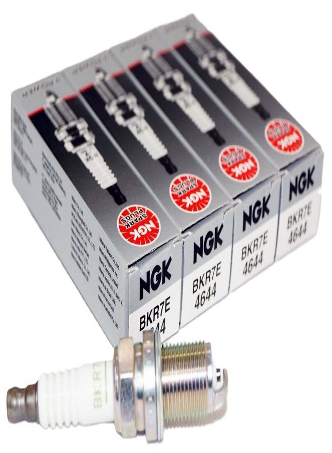 ان جي كي شمعات إشعال NGK 4644-4PK 4644 BKR7E قياسية، عبوة من 4 قطع - Image 1