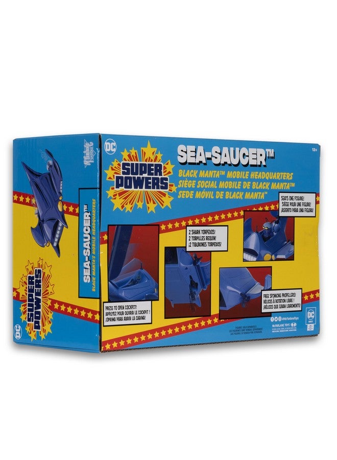 McFarlane Toys McFarlane Toys - DC Super Powers Sea-Saucer (Black Manta's Mobile Headquarters) Vehicle - Image 4