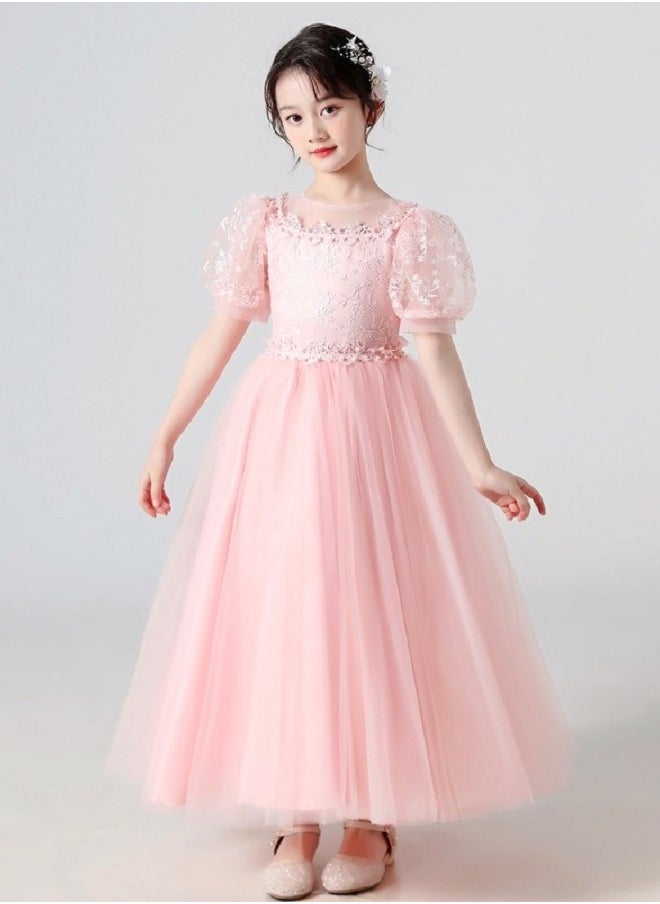 Best Gift Fashion - Girls Dress For Wedding Evening Party Pink Color - Image 1