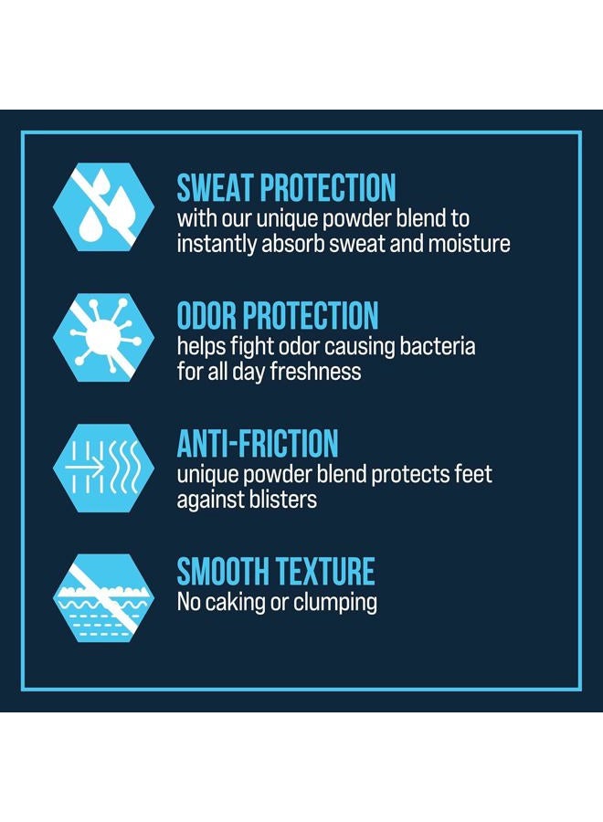 Certain Dri Foot Powder for Men & Women - Talc-Free, Maximum-Sweat Absorption & Odor Control - Calamine-Infused, Anti-Friction Formula - Gentle on Sensitive Skin - Shoe Deodorizer - 8 oz - Image 4