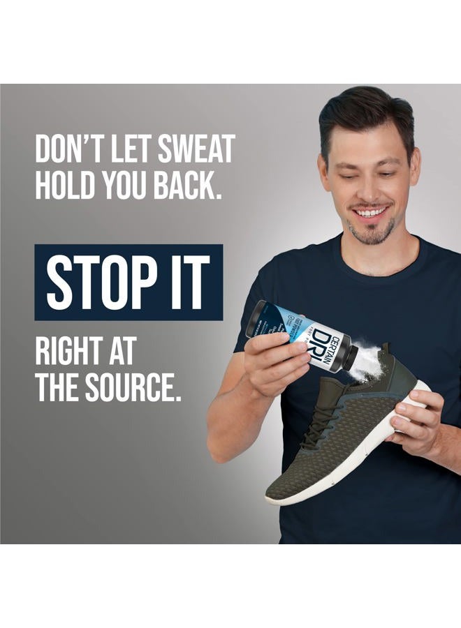 Certain Dri Foot Powder for Men & Women - Talc-Free, Maximum-Sweat Absorption & Odor Control - Calamine-Infused, Anti-Friction Formula - Gentle on Sensitive Skin - Shoe Deodorizer - 8 oz - Image 3