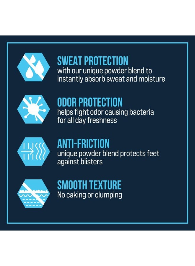 Certain Dri Foot Powder for Men & Women - Talc-Free, Maximum-Sweat Absorption & Odor Control - Calamine-Infused, Anti-Friction Formula - Gentle on Sensitive Skin - Shoe Deodorizer - 8 oz - Image 2