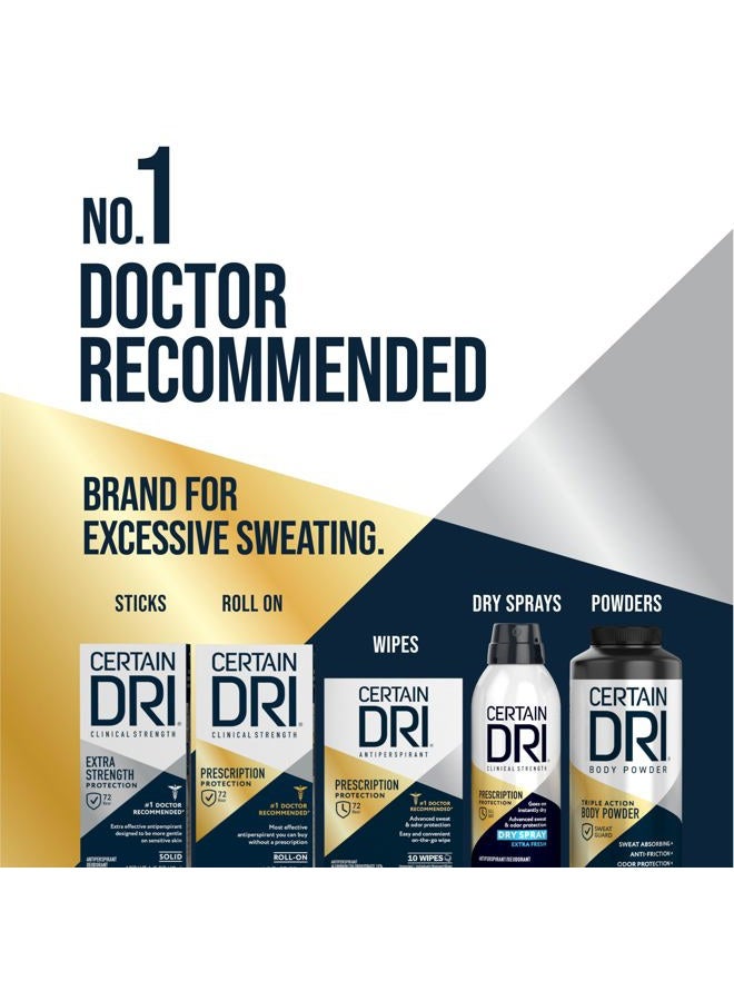 Certain Dri Foot Powder for Men & Women - Talc-Free, Maximum-Sweat Absorption & Odor Control - Calamine-Infused, Anti-Friction Formula - Gentle on Sensitive Skin - Shoe Deodorizer - 8 oz - Image 5