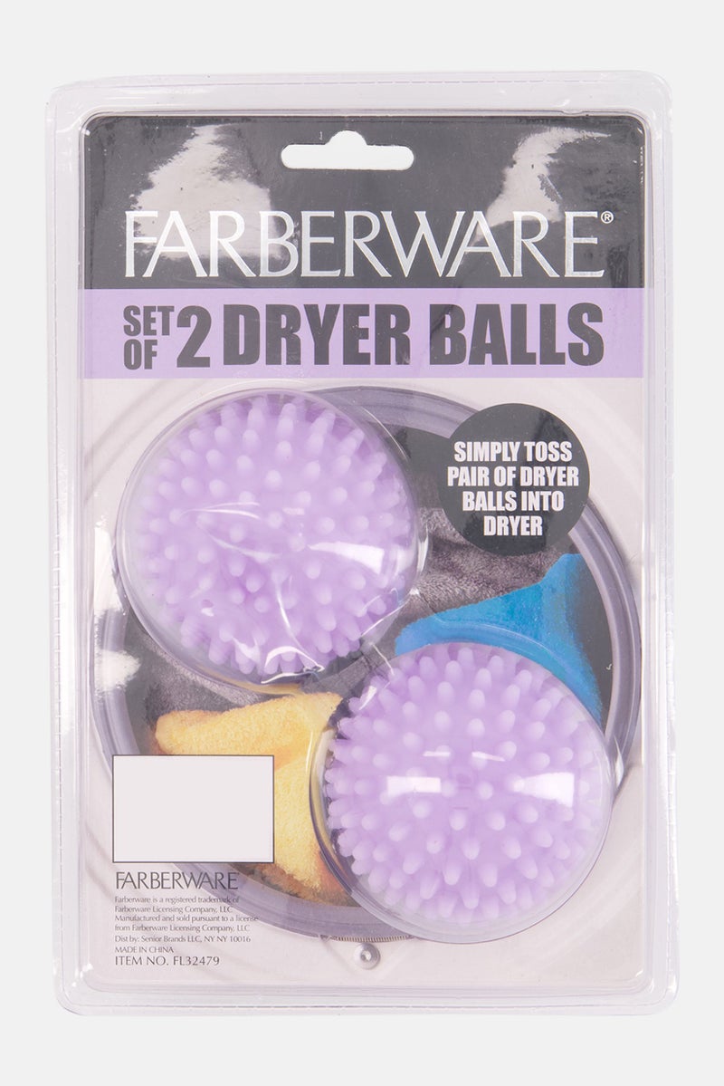 Farberware Set Of 2 Dryer Balls, Lavender  - Image 2