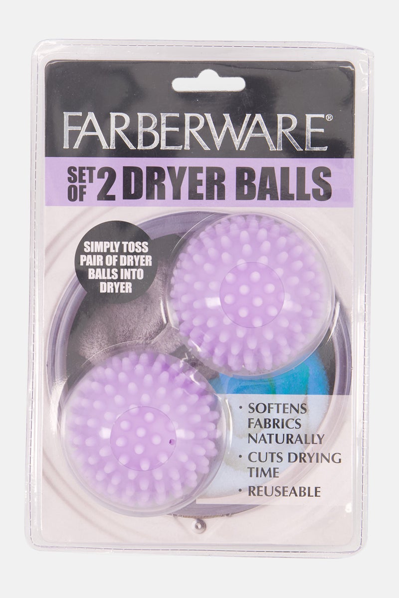Farberware Set Of 2 Dryer Balls, Lavender  - Image 1