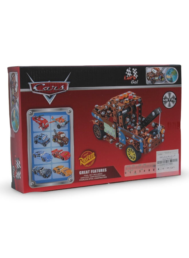 كار لعبة ميكانو معدن سيارة كارز للأطفال، ألعاب فك وتركيب معدنية - Image 3