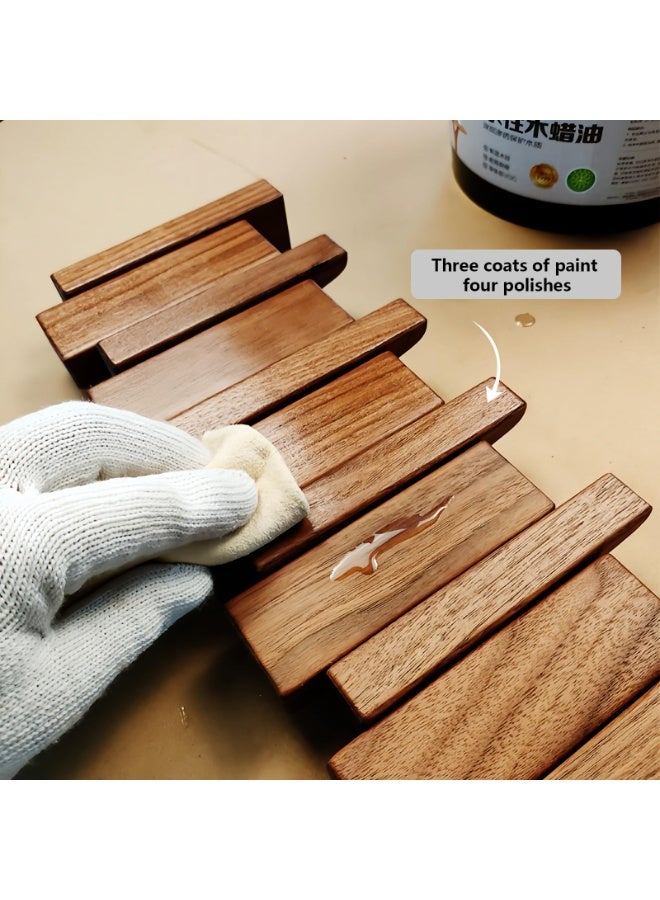 uoobox 8 Hooks Wall Mounted Coat Rack Hooks Piano Key Hangers Natural Solid Wood Hanger Non-Woven Fabric Clothes Hangers for Closet, Kitchen, Bedroom, Bathroom, Entryway (Walnut-Beech) - Image 3