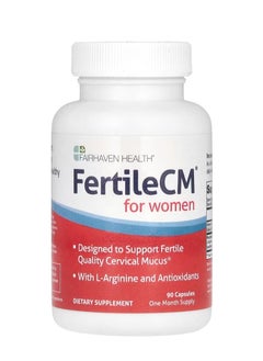 fairhaven health FertileCM for Women 90 Capsules  - Image 1