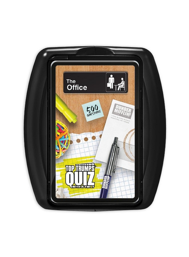 Top Trumps Top Trumps The Office US Quiz Game, 500 questions to test your knowledge and memory on Dwight, Angela, Kelly, Kevin, Stanley, Phyllis and Michael Scott himself, gift for ages 12 plus - Image 1