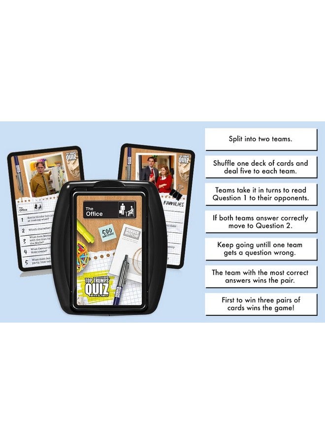 Top Trumps Top Trumps The Office US Quiz Game, 500 questions to test your knowledge and memory on Dwight, Angela, Kelly, Kevin, Stanley, Phyllis and Michael Scott himself, gift for ages 12 plus - Image 3